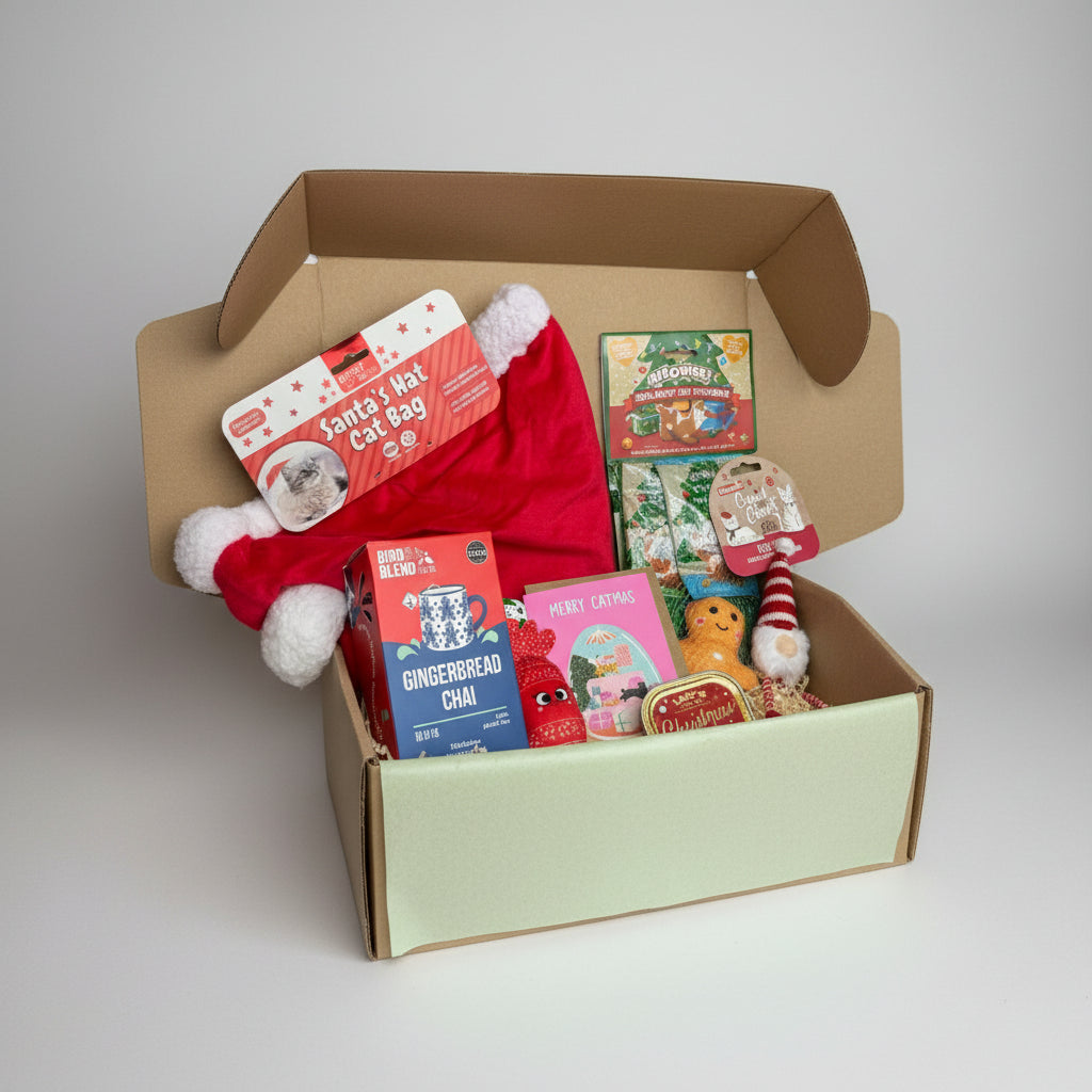 Christmas at the cat cottage box
